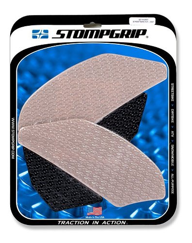 Stompgrip Icon, klar/schwarz - Yamaha YZF-R1 09-14