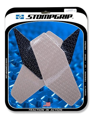 Stompgrip Icon, klar/schwarz - Yamaha YZF-R6 08-16