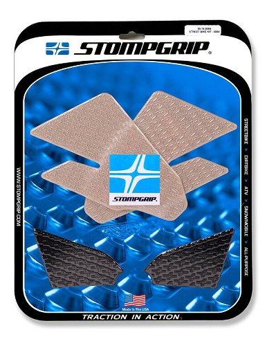 Stompgrip Icon, klar/schwarz - BMW F 700 GS / F 800 GS /