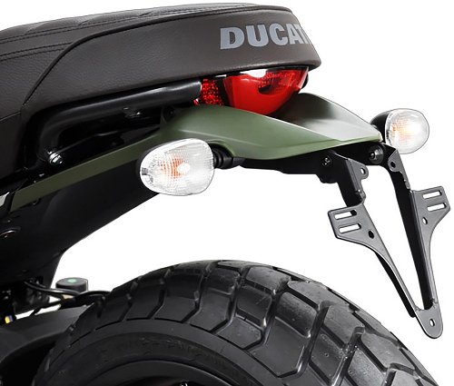 Zieger license plate holder for Ducati Scrambler 800