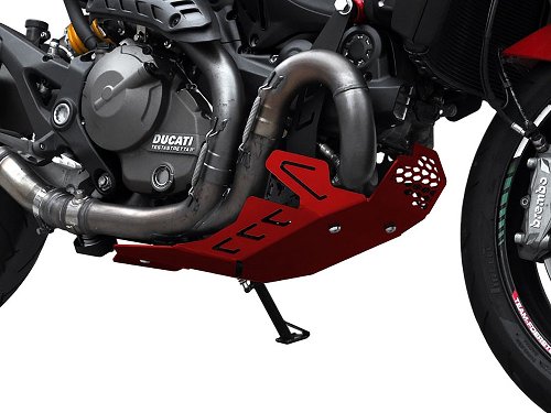 Protezione motore Zieger, rosso - Ducati Monster 821