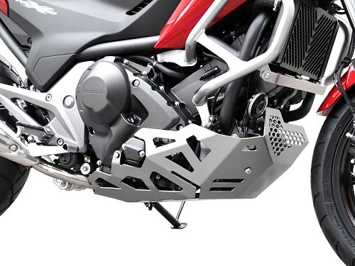 Protezione motore Zieger, argento - Honda NC 700 / 750 S / X