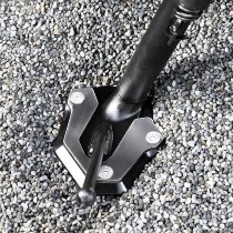 Zieger sidestand foot, black/silver - BMW, Husqvarna