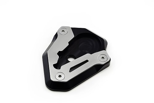 Zieger sidestand foot, black/silver - Ducati Streetfighter