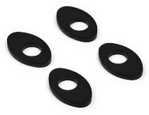 Zieger Indy Spacer black, steel suitable for MV Agusta M10