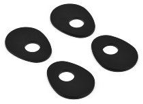Zieger Indy Spacer, black, steel suitable for Triumph