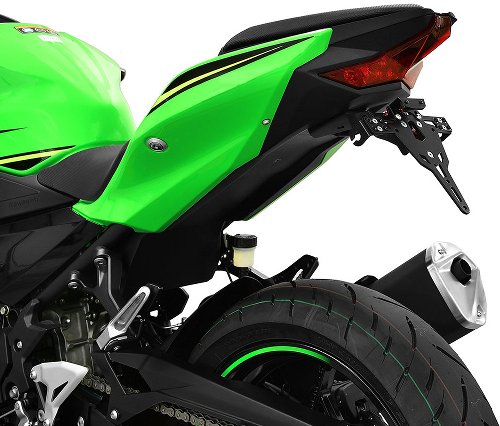 Support de plaque d'immatriculation Zieger pour Kawasaki