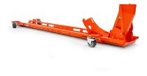 Zieger manoeuvring rail incl. rocker for motorbike, orange