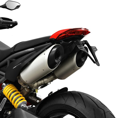 Zieger license plate holder suitable for Ducati Hypermotard