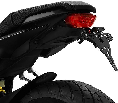 Soporte de matrícula Zieger Pro, negro - Honda CB / CBR 650