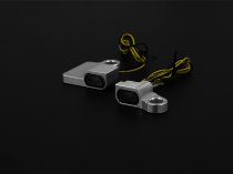 Zieger Indicatore di direzione a LED, tipo 5, argento adatto