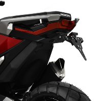 Soporte de matrícula Zieger Pro adecuado para Honda
