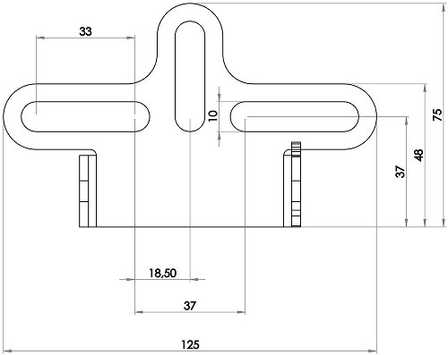 Zieger Pro soporte de matrícula universal tipo 6