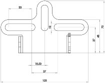 Zieger Pro soporte de matrícula universal tipo 6
