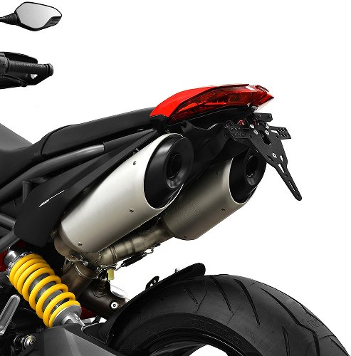 Soporte de matrícula Zieger Pro adecuado para Ducati