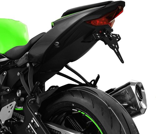 Soporte de matrícula Zieger Pro adecuado para Kawasaki Ninja