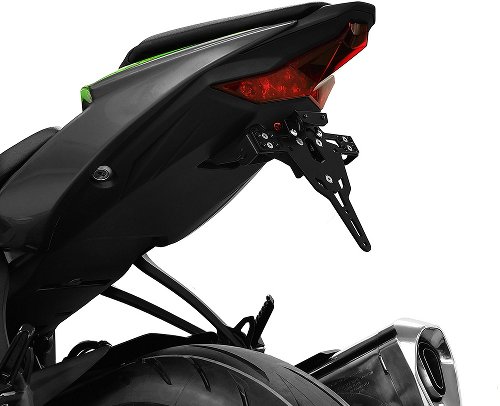 Soporte de matrícula Zieger Pro adecuado para Kawasaki Ninja