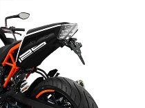 Soporte de matrícula Zieger Pro adecuado para KTM 125 Duke