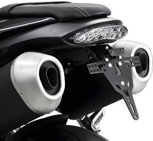Porta targa Zieger Pro adatto a Triumph Speed Triple 1050