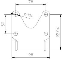 Zieger Pro portatarga universale tipo 1