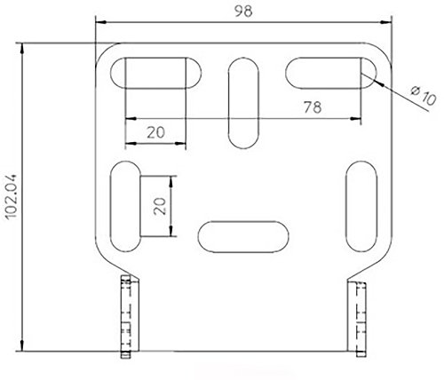 Zieger Pro portatarga universale tipo 2