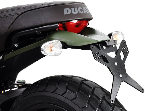 Zieger license plate holder for Ducati Scrambler 800