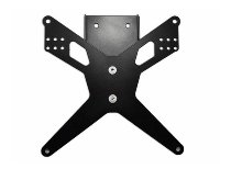 Zieger X-Line license plate holder, black - Husqvarna