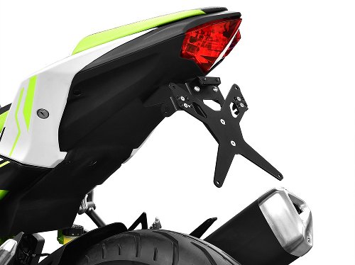 Zieger Support de plaque d'immatriculation pour Kawasaki