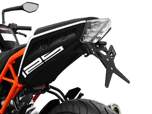 Zieger X-Line license plate holder - KTM 125 / 390 Duke