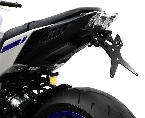 Porta targa Zieger X-Line, nero - Yamaha MT-09