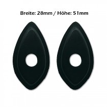 Zieger Indy Spacer, black, suitable for Honda