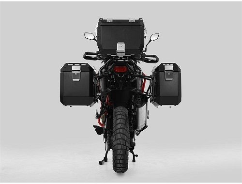 Zieger pannier rack set, black, suitable for Honda CRF 1100