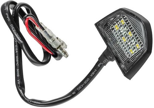 Zieger LED Kennzeichenbeleuchtung Speed, schwarz - Universal