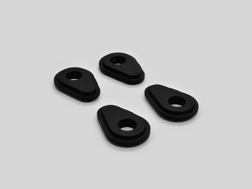 Zieger Indy Spacer, negro, aluminio adecuado para Yamaha