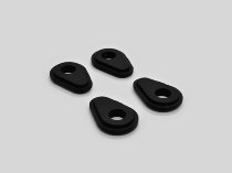 Zieger Indy Spacer, black, aluminum suitable for Yamaha Type