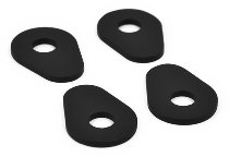 Zieger Indy Spacer, black, aluminum suitable for Yamaha Type