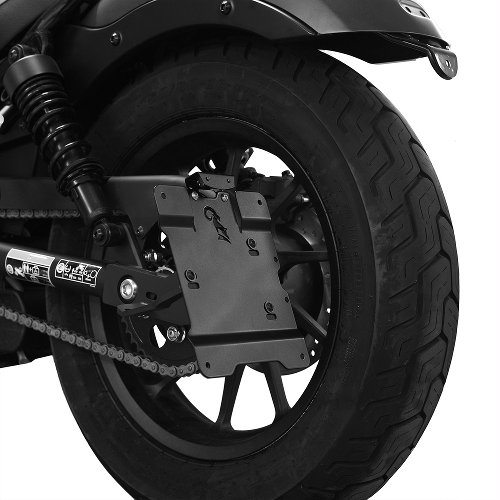 Soporte de matrícula Zieger para Honda CMX 500 Rebel