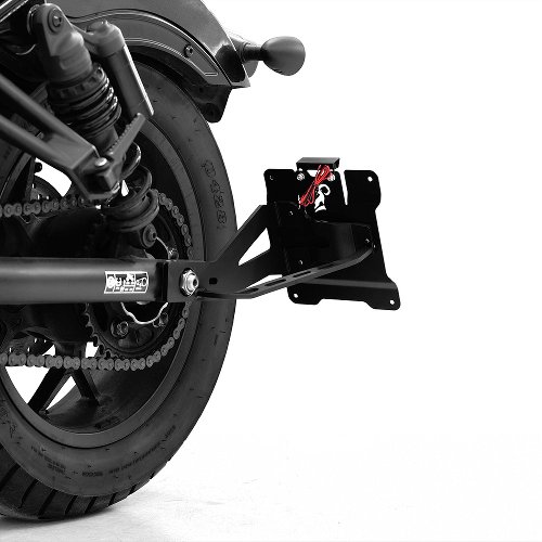 Soporte de matrícula Zieger para Honda CMX 1100 Rebel