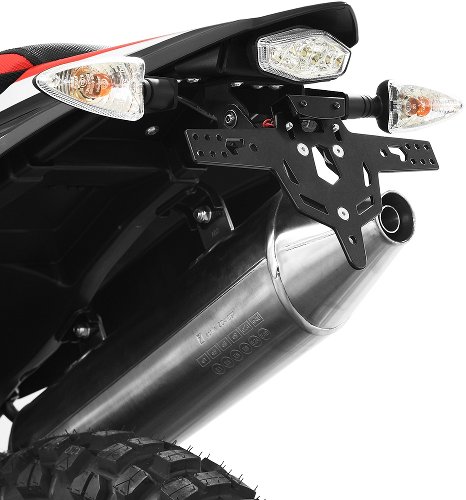 Soporte de matrícula Zieger para Aprilia RX125