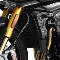 Zieger Protège radiateur, Pro, noir adapté pour Triumph