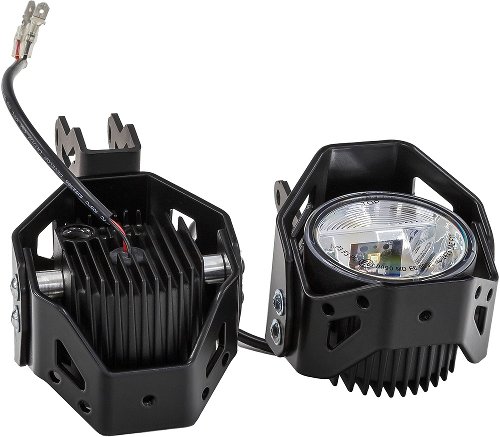 Zieger LED Zusatzscheinwerfer inkl. Halteset, Abblendlicht,