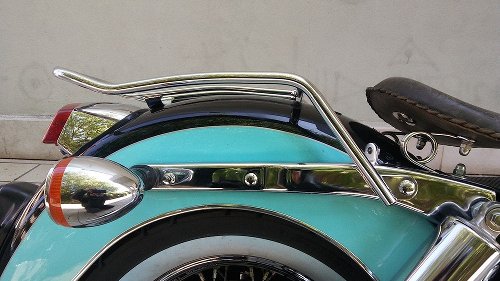 Hepco & Becker Solorack without backrest, Chrome - Honda VT