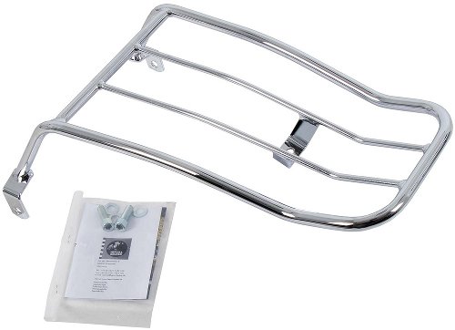 Hepco & Becker Solorack without backrest, Chrome - Honda VT