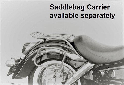 Hepco & Becker Solorack without backrest, Chrome - Honda VT