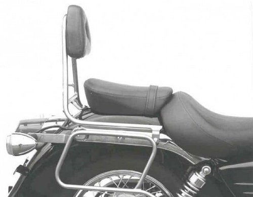 Hepco & Becker Sissybar without rearrack, Chrome - Honda VT