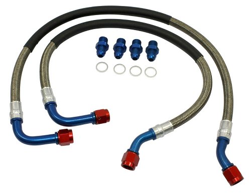 Fren Tubo oil cooler plumbings set, type 2 - Ducati