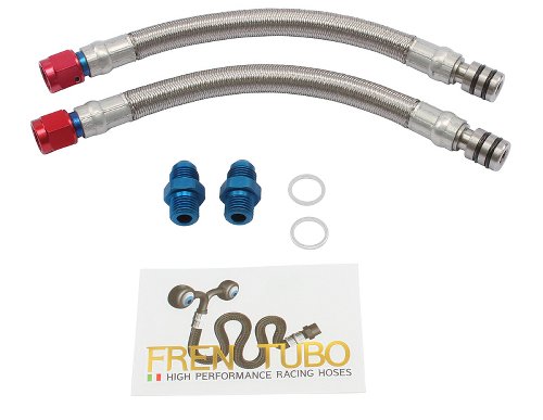 Fren Tubo oil cooler plumbings set, type 2 - Ducati 1098 R