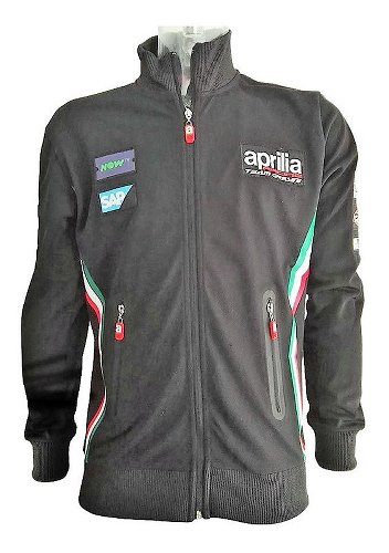 Aprilia Sweatshirt `full zip linea tecnica 2017`, black,