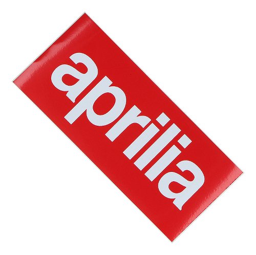 Aprilia Sticker, red, 60x130 mm