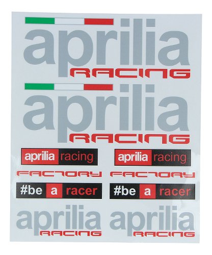 Aprilia Sticker kit, 8 pieces, 20x24cm
